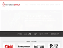 Tablet Screenshot of pinkstongroup.com